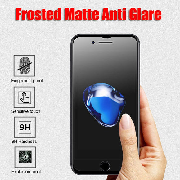 Anti Glare Matte Screen Tempered Glass Protector For iPhone 7/8 SE (2021)