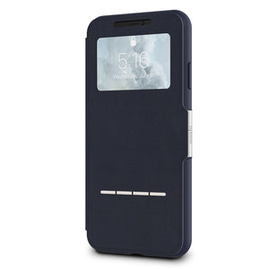 SenseCover Touch-Sensitive Portfolio Case for iPhone XS Max - Midnight Blue
