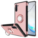 Galaxy Note 10 Slim Magnetic Ring Case - Rose Gold