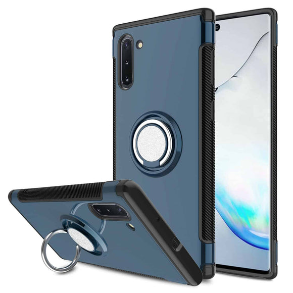 Galaxy Note 10 Slim Magnetic Ring Case - Blue