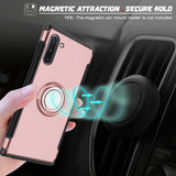 Galaxy Note 10 Slim Magnetic Ring Case - Rose Gold