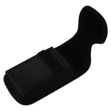 Vertical Rugged Pouch In Black Velcro Closure With Cardboard Packaging