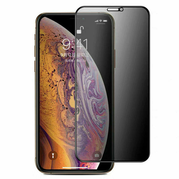 iPhone 11 Pro Max / Xs Max Full Cover Privacy Full Glue Tempered Glass