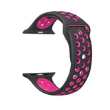 Apple Watch Sport band 38 mm 40 mm- Black and Hot Pink