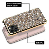 Sparkly Diamond case For 12 Pro Max - Gold