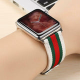 Apple Watch Band 38/40 mm Leather White & Red