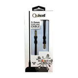 Quikcell 3.5mm Auxiliary Cable Black