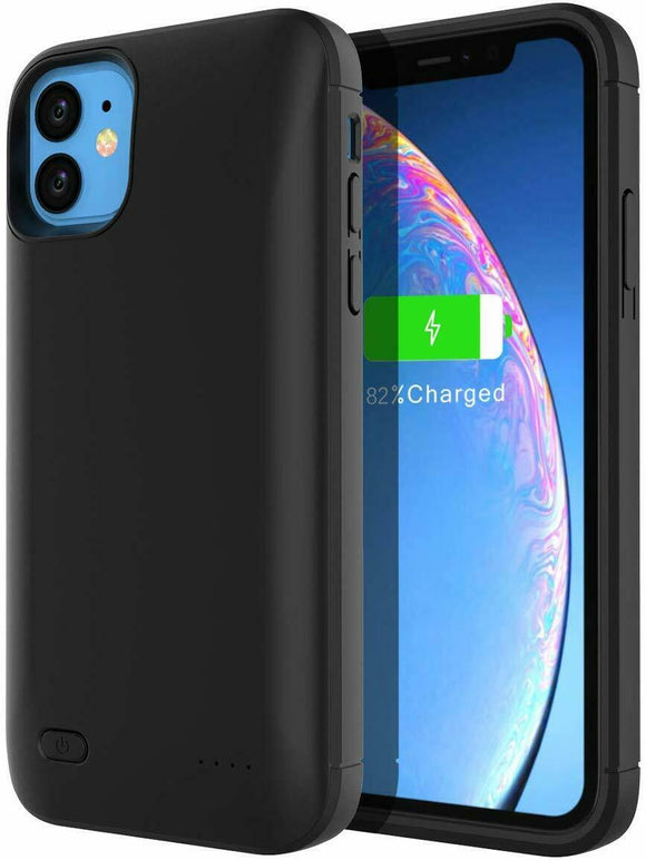Black Smart Stand Battery Power Phone Case -iPhone 11