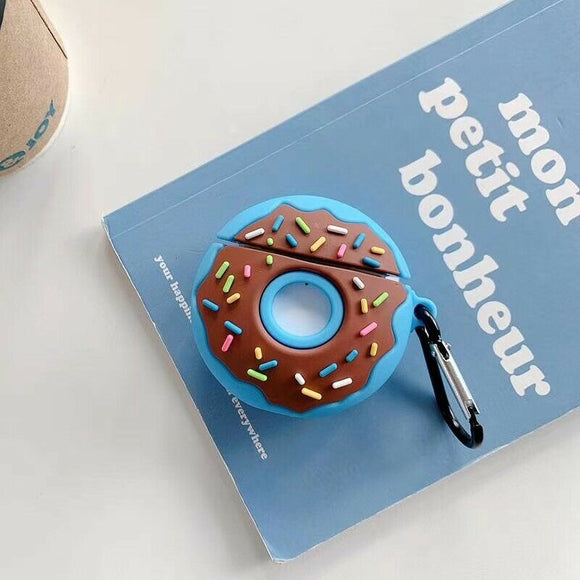 Airpods Silicone Skin- Donut Blue