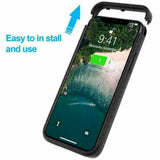 Black Smart Stand Battery Power Phone Case-Iphone 11 pro max