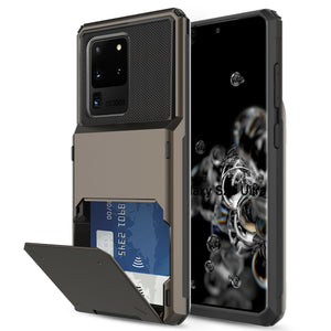 Samsung Galaxy S20 (6.2") Credit Card Hyrbid case-Black
