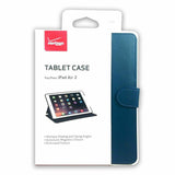 Verizon Durable Protection Tablet Leather Folio Stand Case For Apple iPad Air 2- (BLUE)