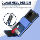 Samsung Galaxy S20 Plus (6.7") Credit Card Hyrbid case- Blue