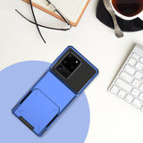 Samsung Galaxy S20 Plus (6.7") Credit Card Hyrbid case- Blue