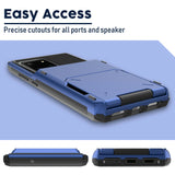 Samsung Galaxy S20 Plus (6.7") Credit Card Hyrbid case- Blue