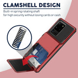 Samsung Galaxy S20 Plus (6.7") Credit Card Hyrbid case- Red
