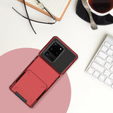 Samsung Galaxy S20 Plus (6.7") Credit Card Hyrbid case- Red
