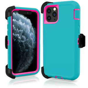 Phone case iPhone 11 Pro Teal/Pink