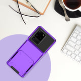 Samsung Galaxy S20 Plus (6.7") Credit Card Hyrbid case-Purple