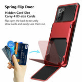 Samsung Note 20 Ultra Folder Hyrbid case - Red