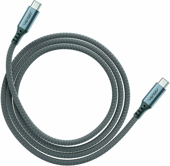 Ventev Chargesync alloy Data cable tangle free C to C (4FT)