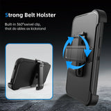 Phone Case iPhone 13 Pro With Belt Clip - Black