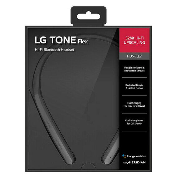 LG TONE Flex HBS-XL7 Bluetooth Wireless Retractable Stereo Headset