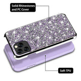 Sparkly Diamond case For 12 Pro Max -  Purple