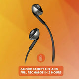 JBL - Tune 205BT Wireless In-Ear Headphones - Green