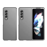 For Samsung Galaxy Z Fold 4 Flip Snap On Premium Matte Finish Case Cover - Gray