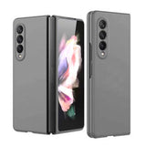 For Samsung Galaxy Z Fold 4 Flip Snap On Premium Matte Finish Case Cover - Gray