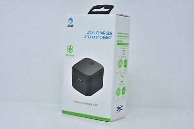 AT&T Wall Charger Fast Charge 18W Power Single USB-C