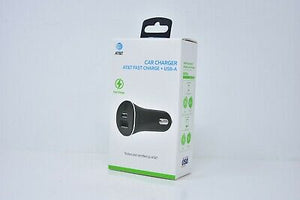 At&t Fast Charge Plus Usb - A  Car Charger