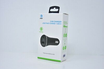 At&t Fast Charge Plus Usb - A  Car Charger