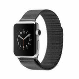 Milanese strap for Apple watch 42/44/45/49mm Stainless Steel - Black