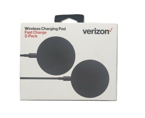 Original Verizon Wireless Fast Charge Charging Pad 2 Pack - Black