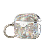 For AirPods Pro GLASS Drill Diamonds Shiny Hybrid Case Cover - Colorful