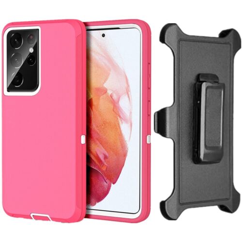 Phone Case Samsung Galaxy S23 Plus With Belt Clip - Pink