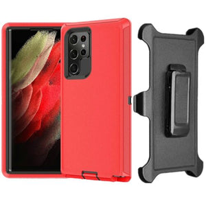 Phone Case Samsung Galaxy S23 Plus With Belt Clip - Red