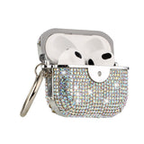 For AirPods Pro GLASS Drill Diamonds Shiny Hybrid Case Cover - Colorful