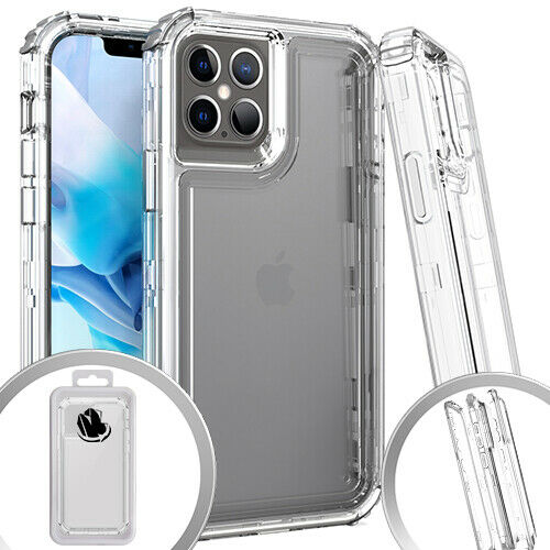 PKG 3 IN 1 iPhone 12 Pro MAX 6.7 Transparent Case Clear