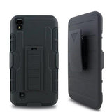 ShockProof Heavy Duty Armour Tough Stand Case Cover With Belt Clip For LG X Power K210/K450/K6/K6P/LS755