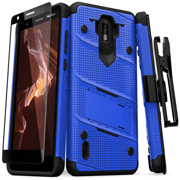 Zizo Bolt Series Nokia 3.1 C Case (Blue/Black)