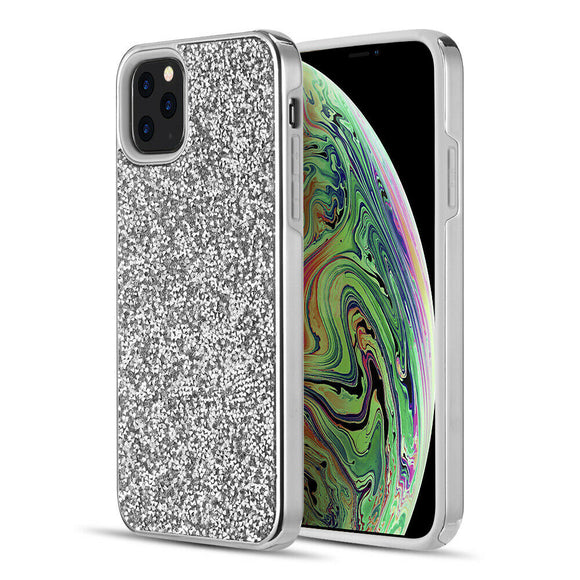 iPhone 13 Pro Sparkly Diamond Case - Silver