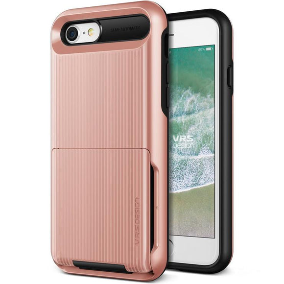 VRS Design iPhone SE 2020-8-7 Case Damda Folder - Rose Gold