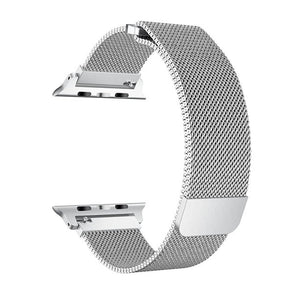 Milanese strap for Apple watch band 42mm/44mm iwatch 4 band Stainless Steel Bracelet Milanese loop Apple watch 3 2 1 - SILVER